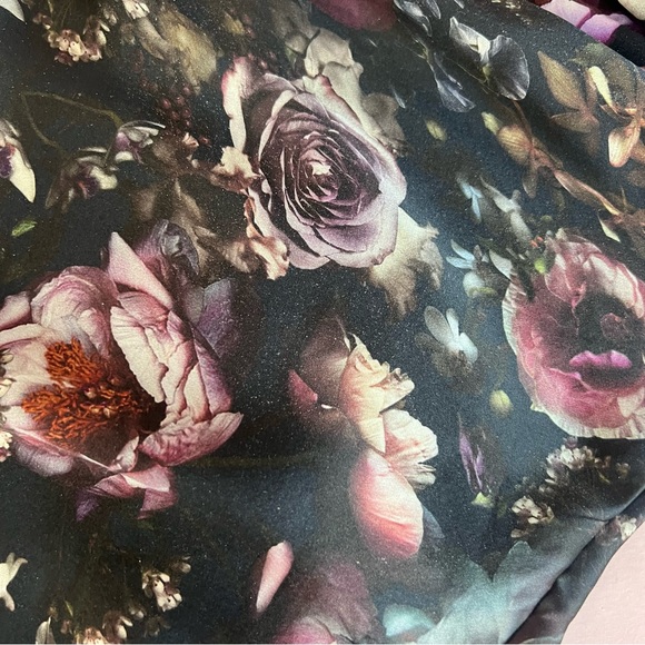 Samantha Chang silk purple rose robe kimono - Picture 6 of 8